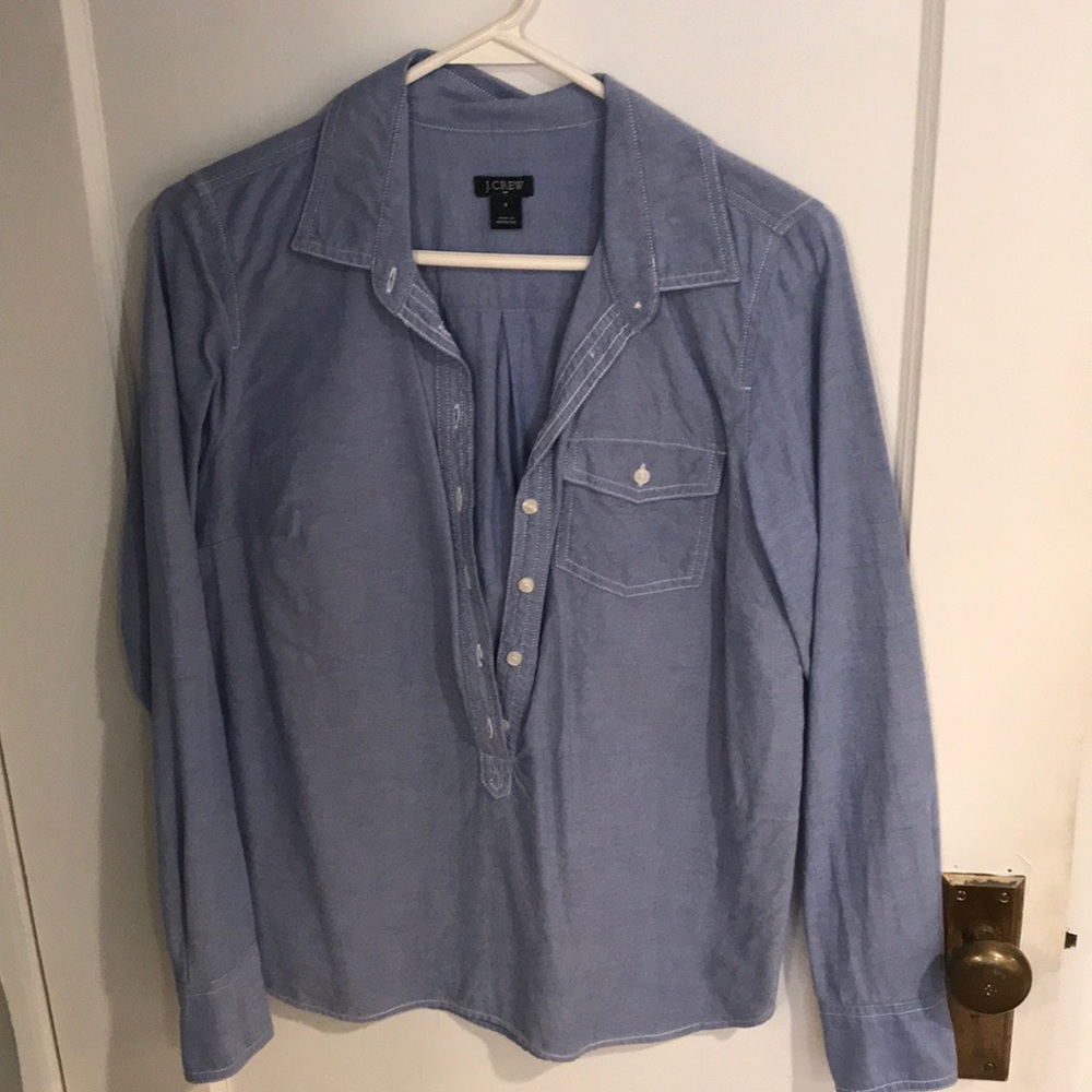 Long sleeve Blue button up